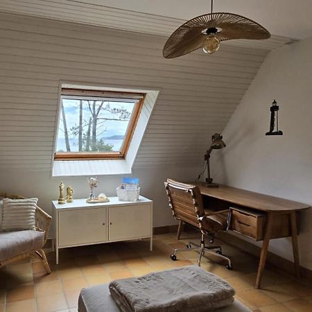 Maison Vue Mer Crozon - Jacuzzi - Sauna Bagian luar foto