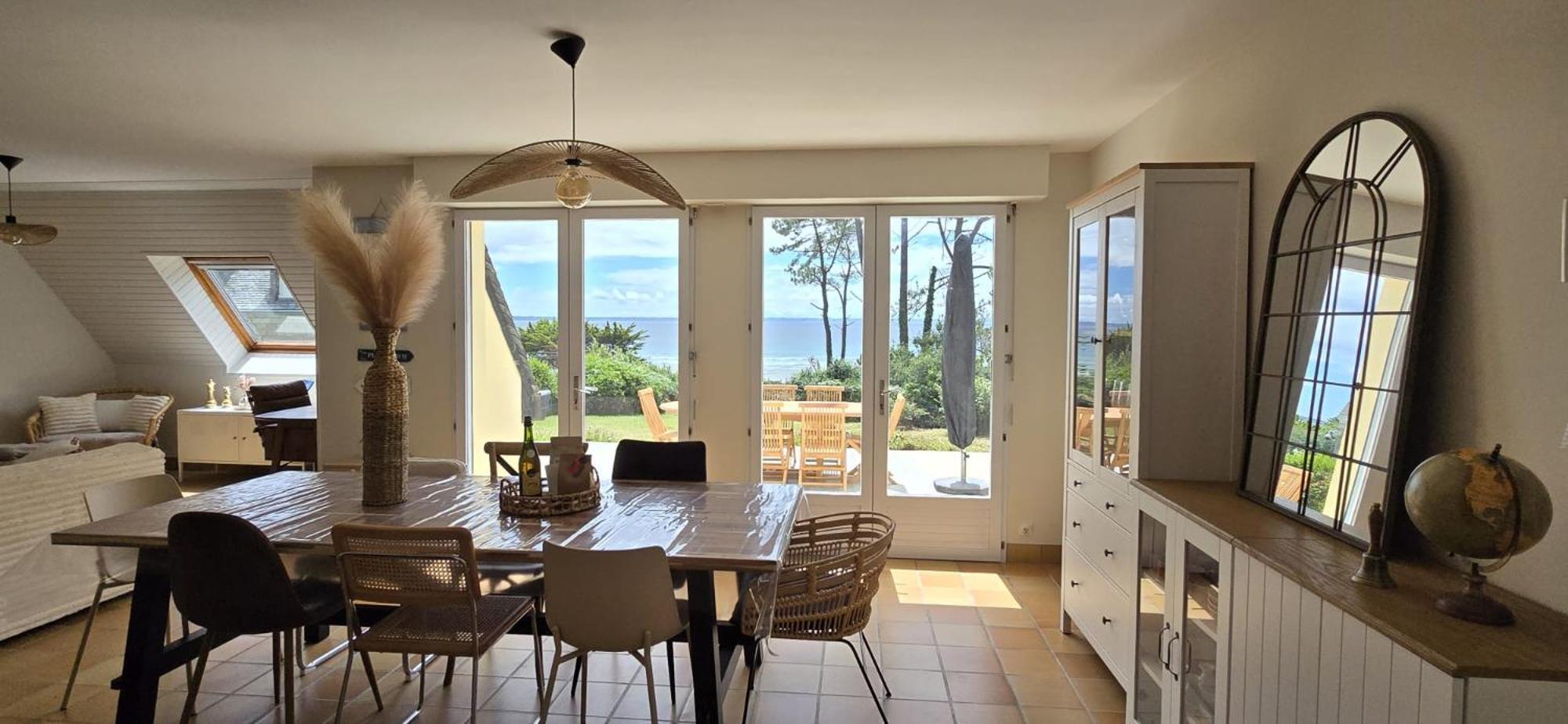 Maison Vue Mer Crozon - Jacuzzi - Sauna Bagian luar foto